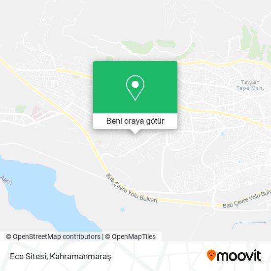 Ece Sitesi harita