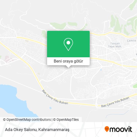 Ada Okey Salonu harita