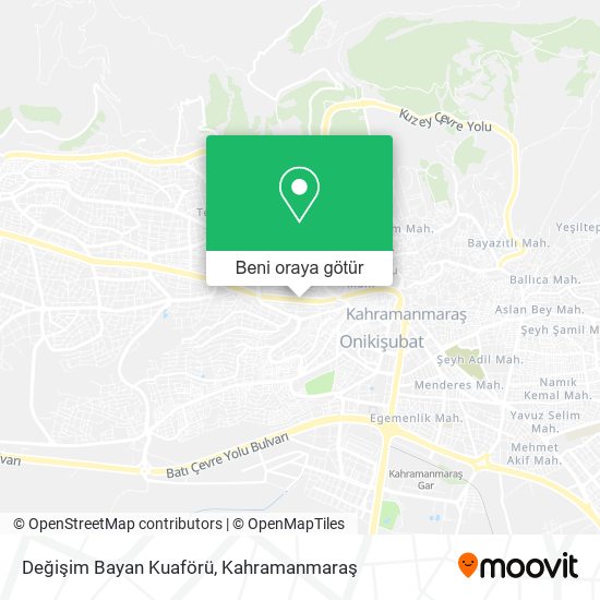 Değişim Bayan Kuaförü harita