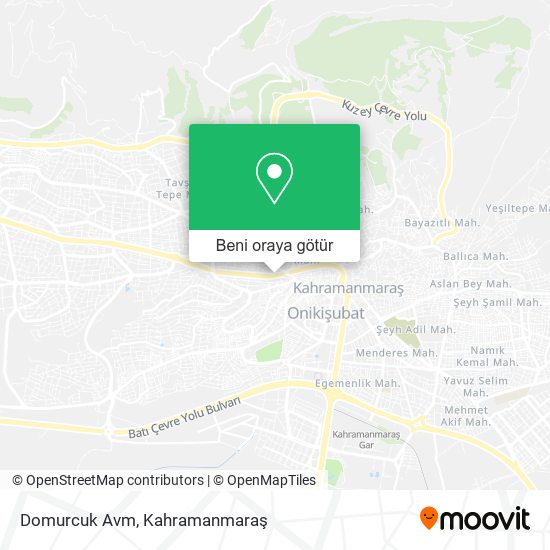Domurcuk Avm harita