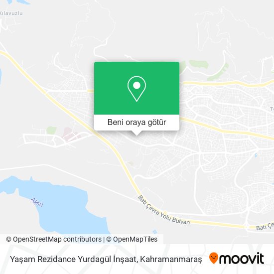 Yaşam Rezidance Yurdagül İnşaat harita