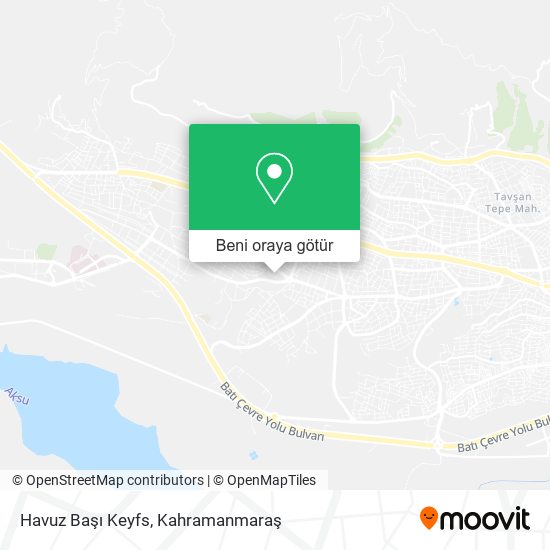 Havuz Başı Keyfs harita