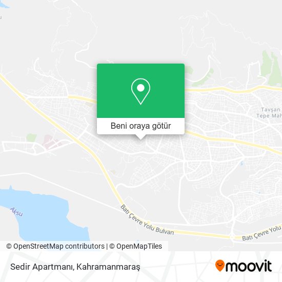 Sedir Apartmanı harita