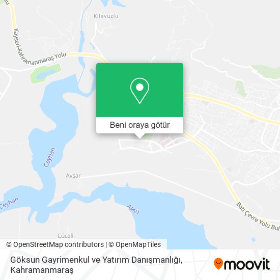 Göksun Gayrimenkul ve Yatırım Danışmanlığı harita