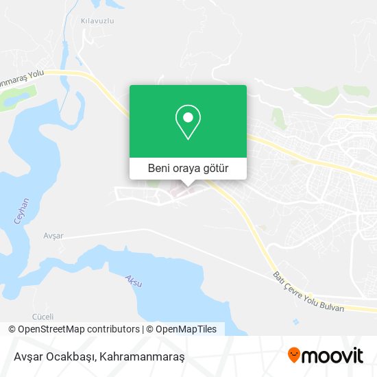 Avşar Ocakbaşı harita