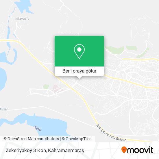 Zekeriyaköy 3 Kon harita