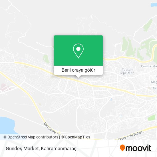 Gündeş Market harita