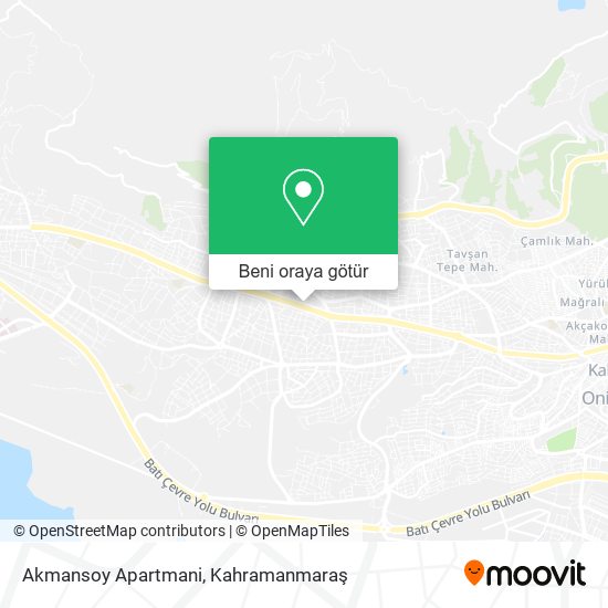 Akmansoy Apartmani harita