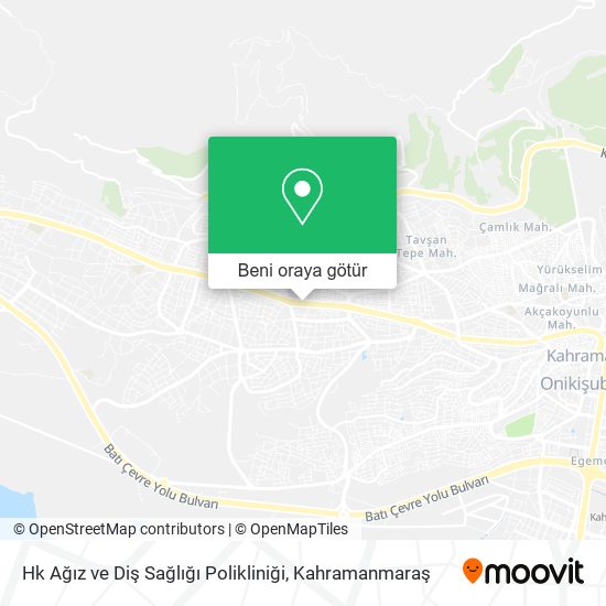 Hk Ağız ve Diş Sağlığı Polikliniği harita