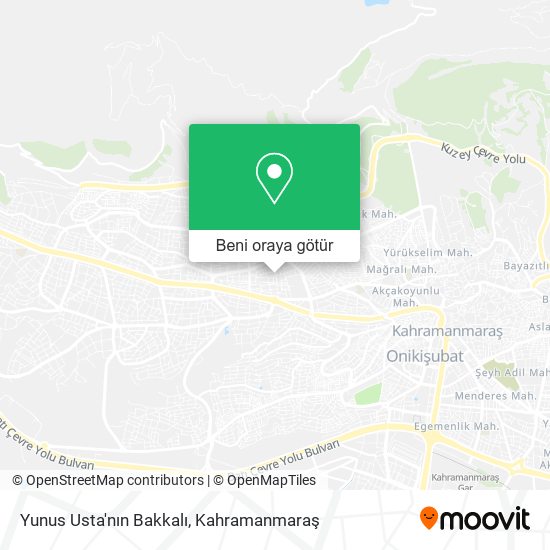 Yunus Usta'nın Bakkalı harita