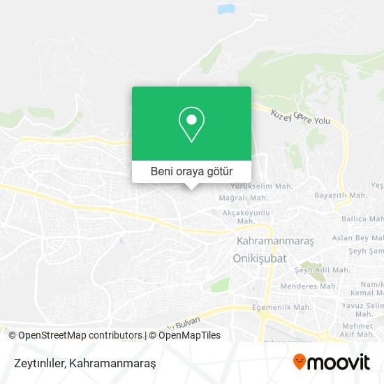 Zeytınlıler harita