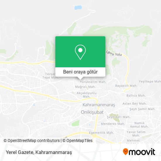 Yerel Gazete harita