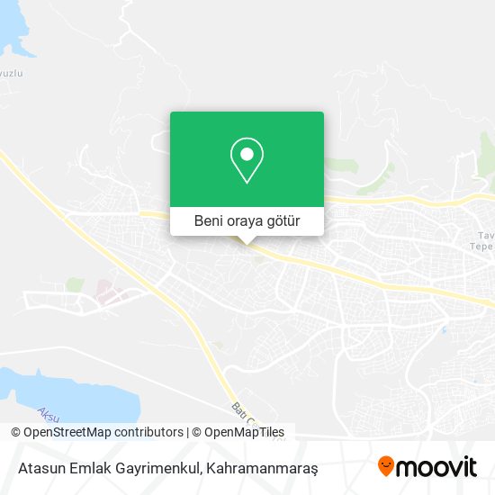 Atasun Emlak Gayrimenkul harita