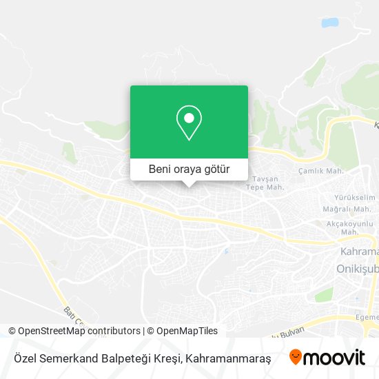 Özel Semerkand Balpeteği Kreşi harita