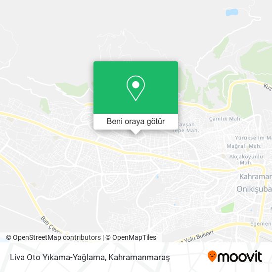 Liva Oto Yıkama-Yağlama harita