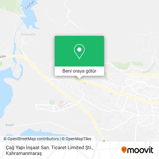Çağ Yapı İnşaat San. Ticaret Limited Şti. harita