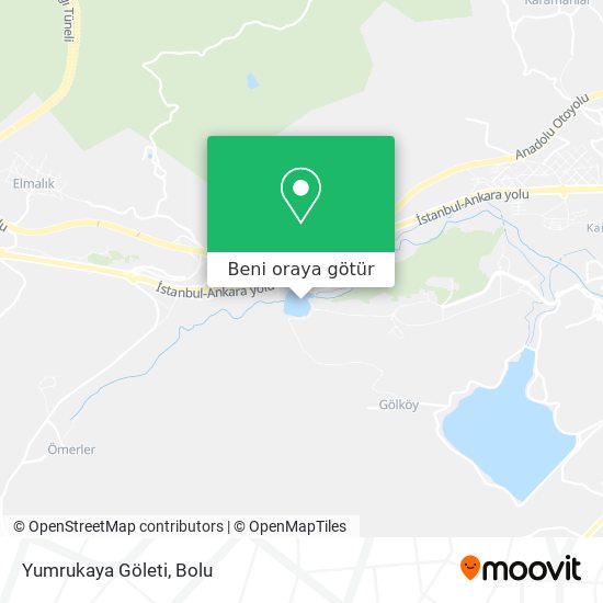 Yumrukaya Göleti harita