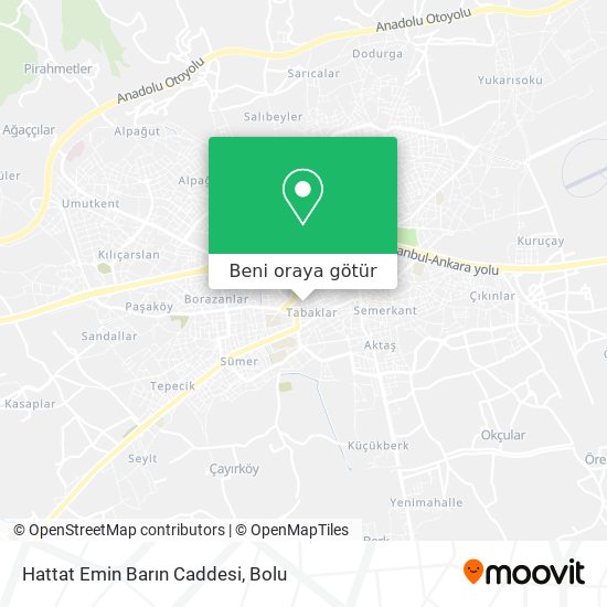 Hattat Emin Barın Caddesi harita