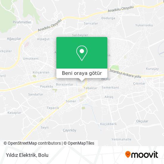 Yıldız Elektrik harita