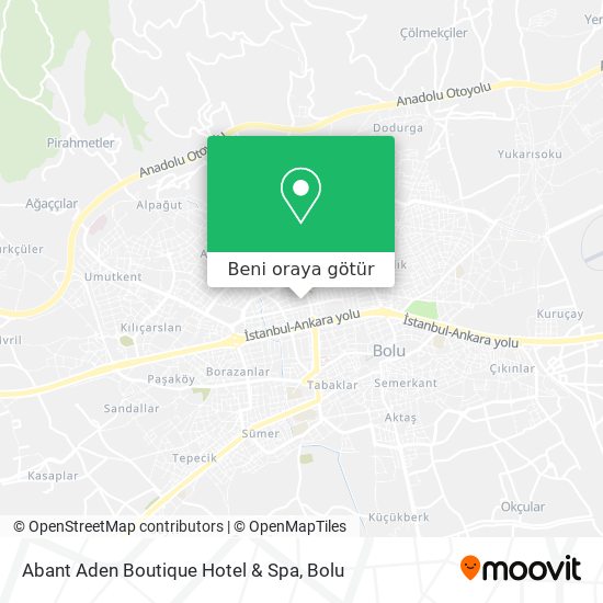 Abant Aden Boutique Hotel & Spa harita