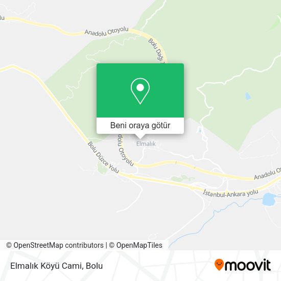 Elmalık Köyü Cami harita