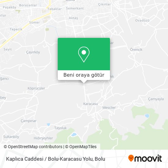 Kaplıca Caddesi / Bolu-Karacasu Yolu harita