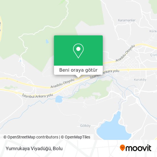 Yumrukaya Viyadüğü harita