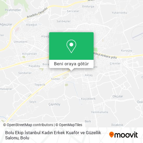 Bolu Ekip İstanbul Kadın Erkek Kuaför ve Güzellik Salonu harita