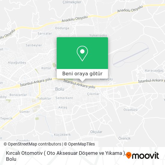 Kırcalı Otomotiv ( Oto Aksesuar Döşeme ve Yıkama ) harita
