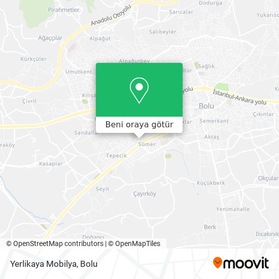 Yerlikaya Mobilya harita