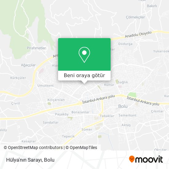 Hülya'nın Sarayı harita