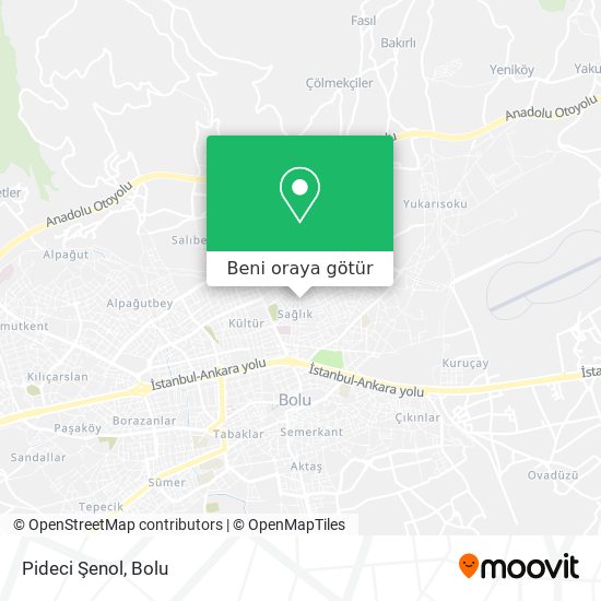 Pideci Şenol harita