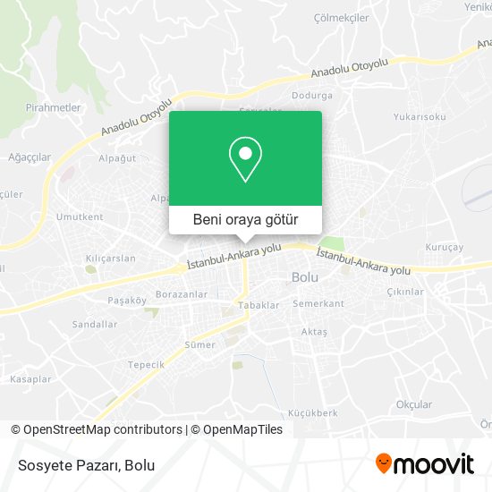 Sosyete Pazarı harita