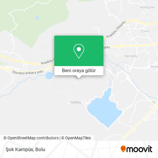 Şok Kampüs harita
