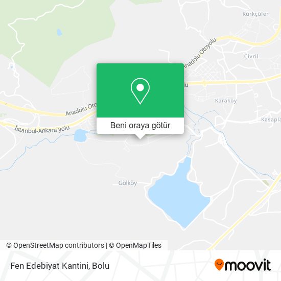 Fen Edebiyat Kantini harita