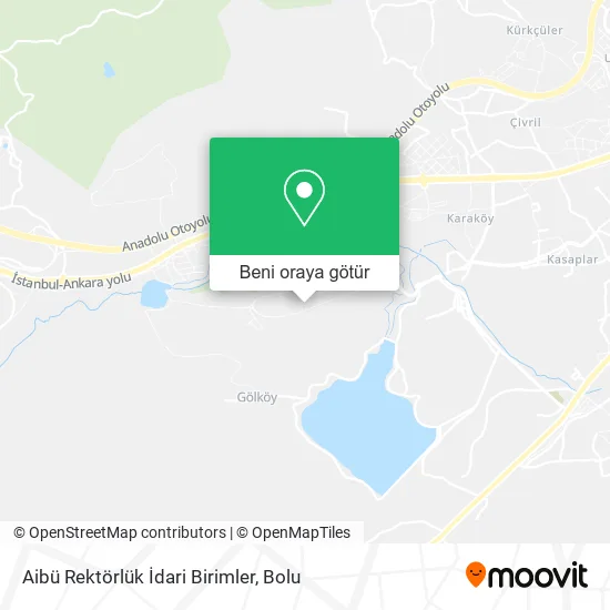 Aibü Rektörlük İdari Birimler harita