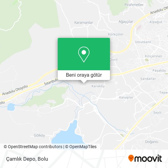 Çamlık Depo harita