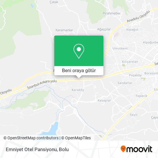 Emniyet Otel Pansiyonu harita