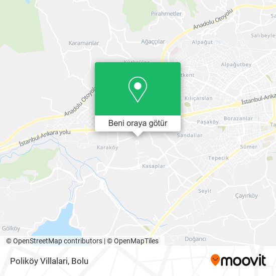Poliköy Villalari harita
