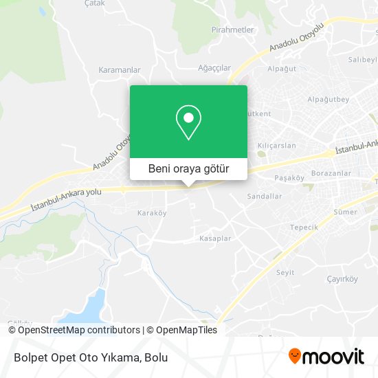 Bolpet Opet Oto Yıkama harita