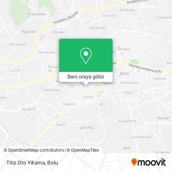 Titiz Oto Yikama harita