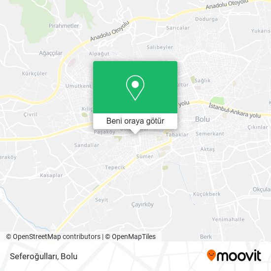 Seferoğulları harita