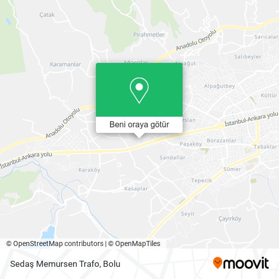Sedaş Memursen Trafo harita