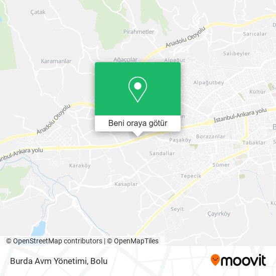 Burda Avm Yönetimi harita