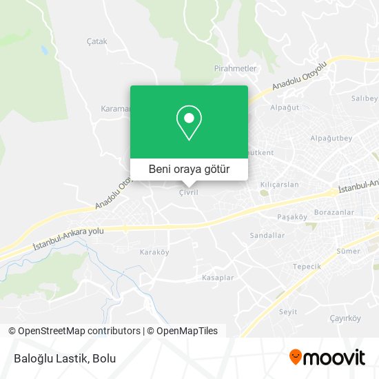 Baloğlu Lastik harita