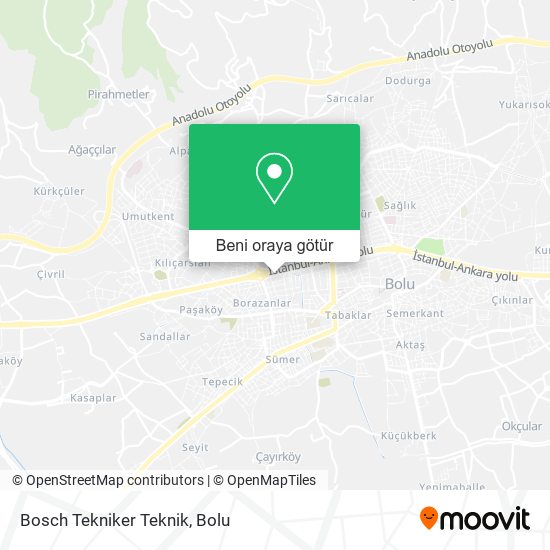 Bosch Tekniker Teknik harita