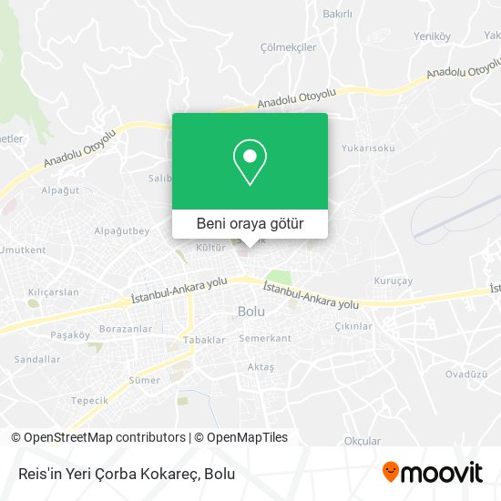 Reis'in Yeri Çorba Kokareç harita