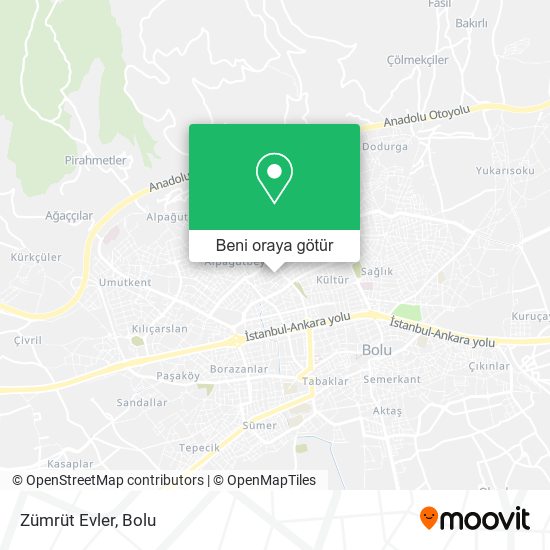 Zümrüt Evler harita