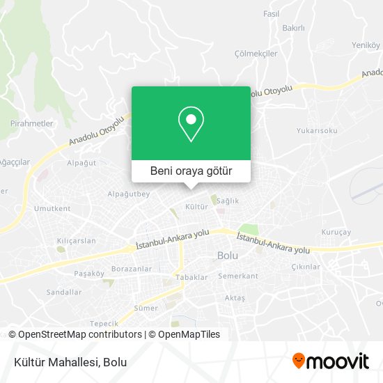 Kültür Mahallesi harita