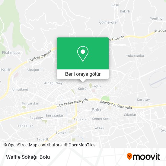 Waffle Sokağı harita